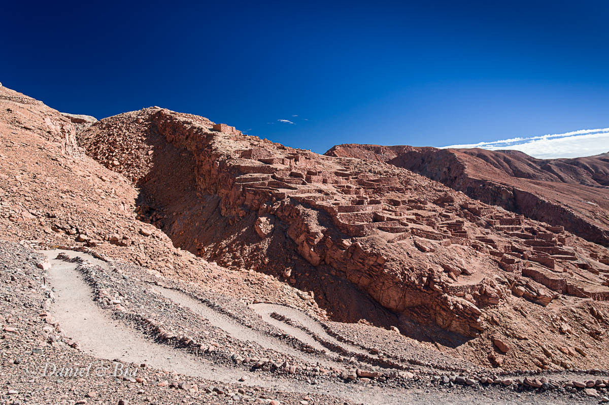 Pukará de Quitor, San Pedro do Atacama, Chile, 16/08/2026. Foto Daniel e Bia.
