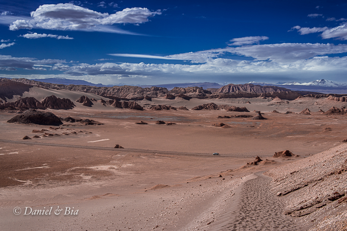 Valle de la Luna, San Pedro do Atacama, Chile, 16/08/2026. Foto Daniel e Bia.