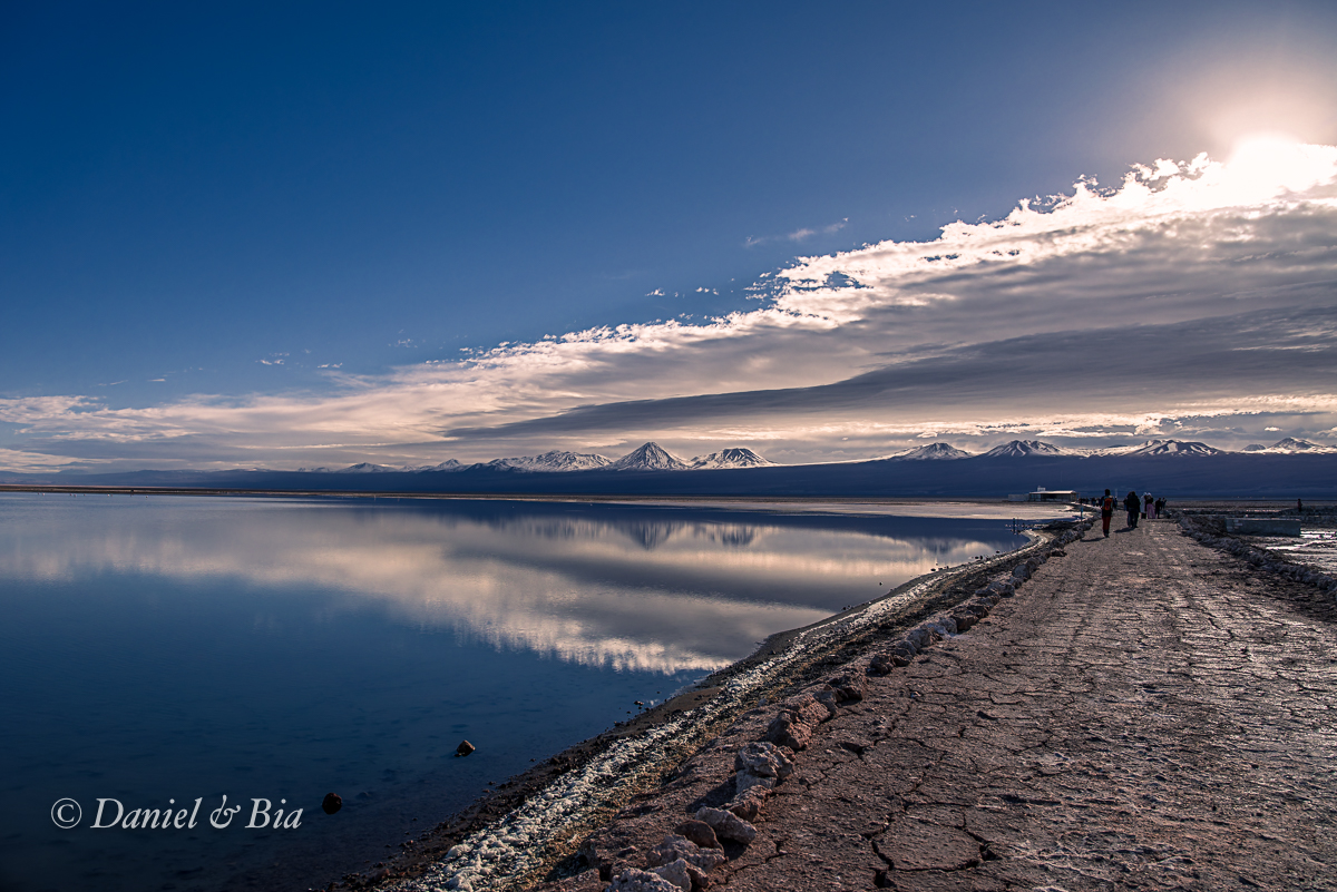 Laguna Chaxa, San Pedro do Atacama, Chile, 17/08/2026. Foto Daniel e Bia.