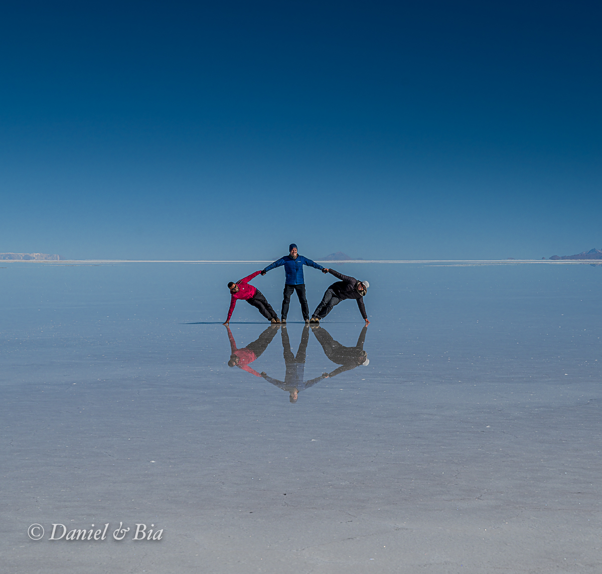 Salar do Uyuni, Bolívia, 21/08/2026. Foto Daniel e Bia.