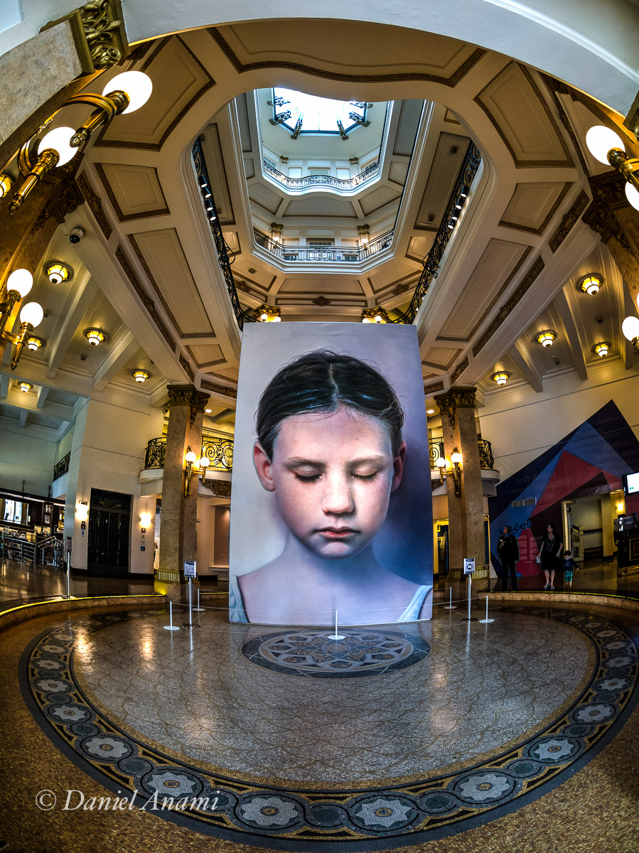 'Cabeça de menina', do austríaco Gottfried Helnwein na exposição 'Visões da Coleção Ludwig' Centro Cultural Banco do Brasil, São Paulo, SP, 30/03/2014. Foto Daniel Anami.