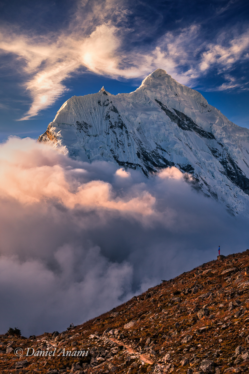 Onde nascem os lhamacórnios. Cordillera Blanca / CB do Pisco / Nevado Chopicalqui (6.354m) - 09/07/17. Foto Daniel Anami.